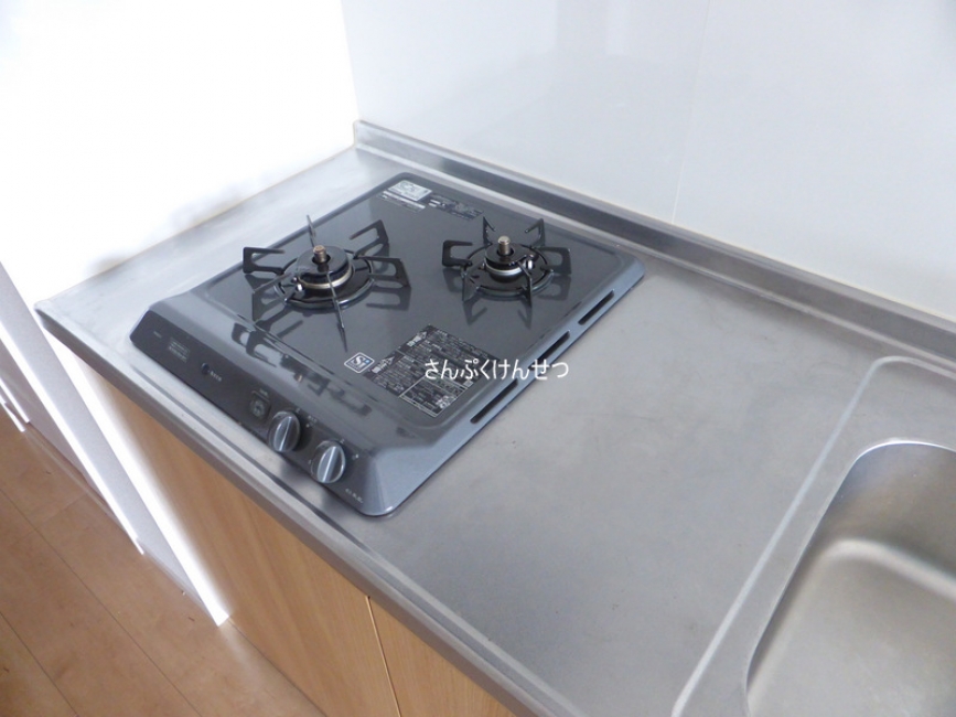 ガス2口コンロ