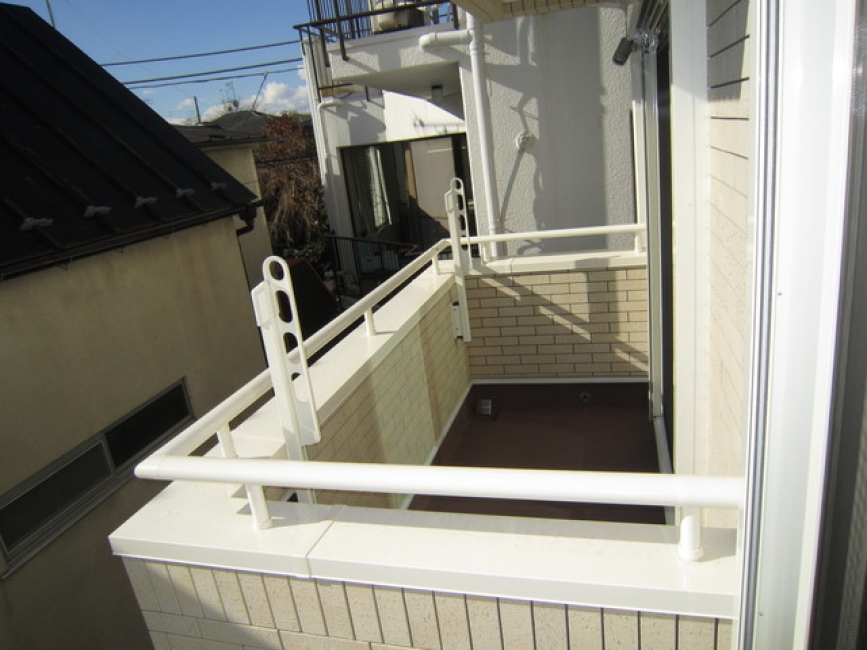 南向きバルコニー