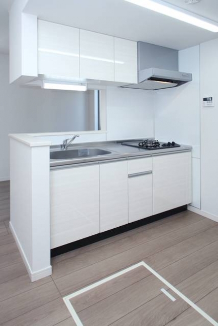 ガス2口システムキッチン