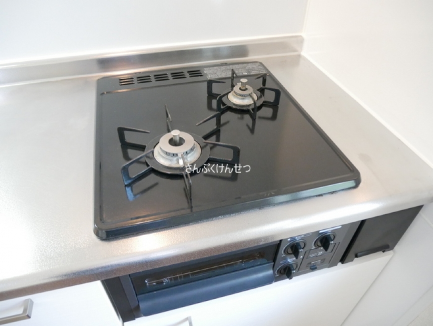 セレーナ世田谷_ガス2口グリル付