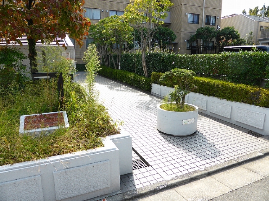 ロサーナ奥沢_マンション入口