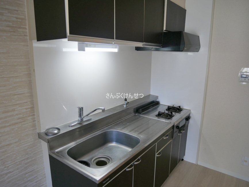 セザール自由が丘_ガス2口グリル付