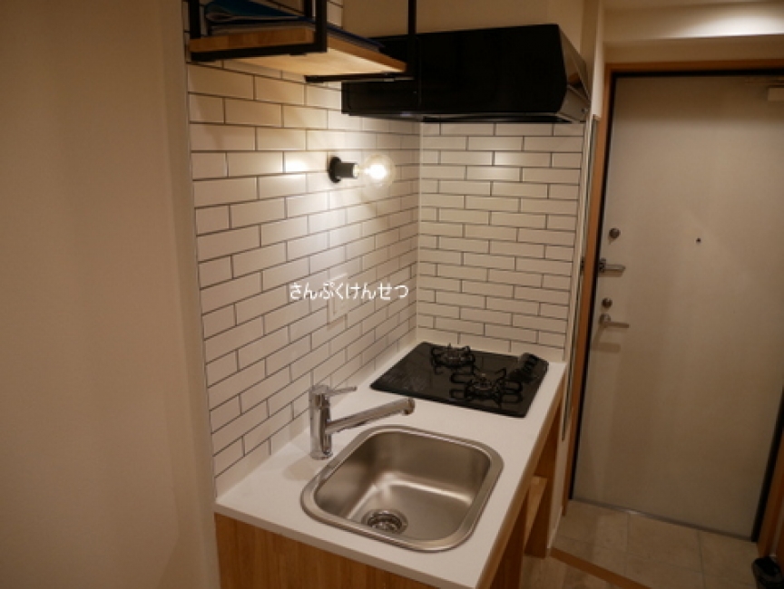 サウダージ自由が丘_ガス2口キッチン