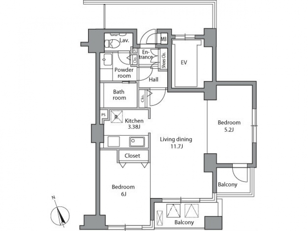 レジディア自由が丘_間取
