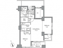 レジディア自由が丘_間取