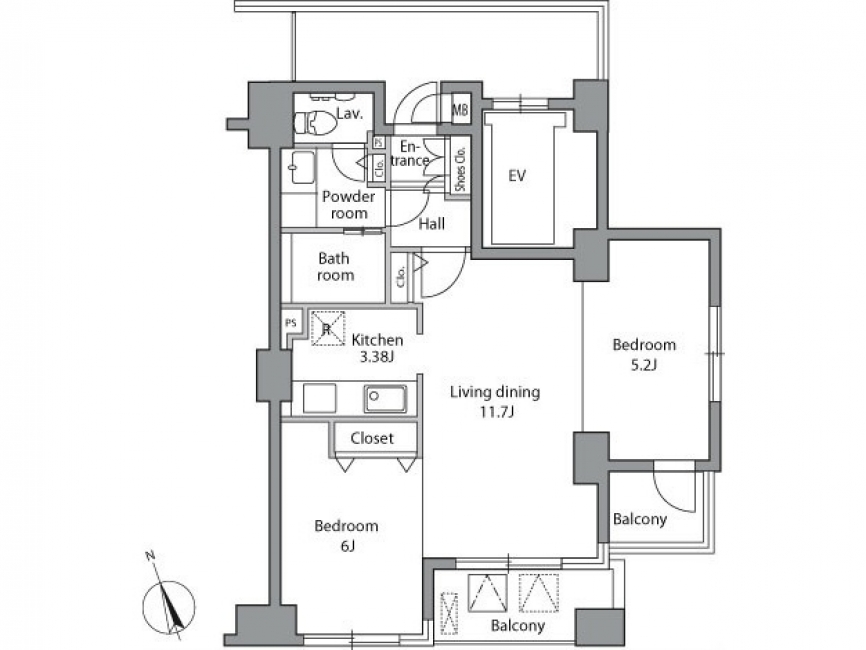 レジディア自由が丘_間取