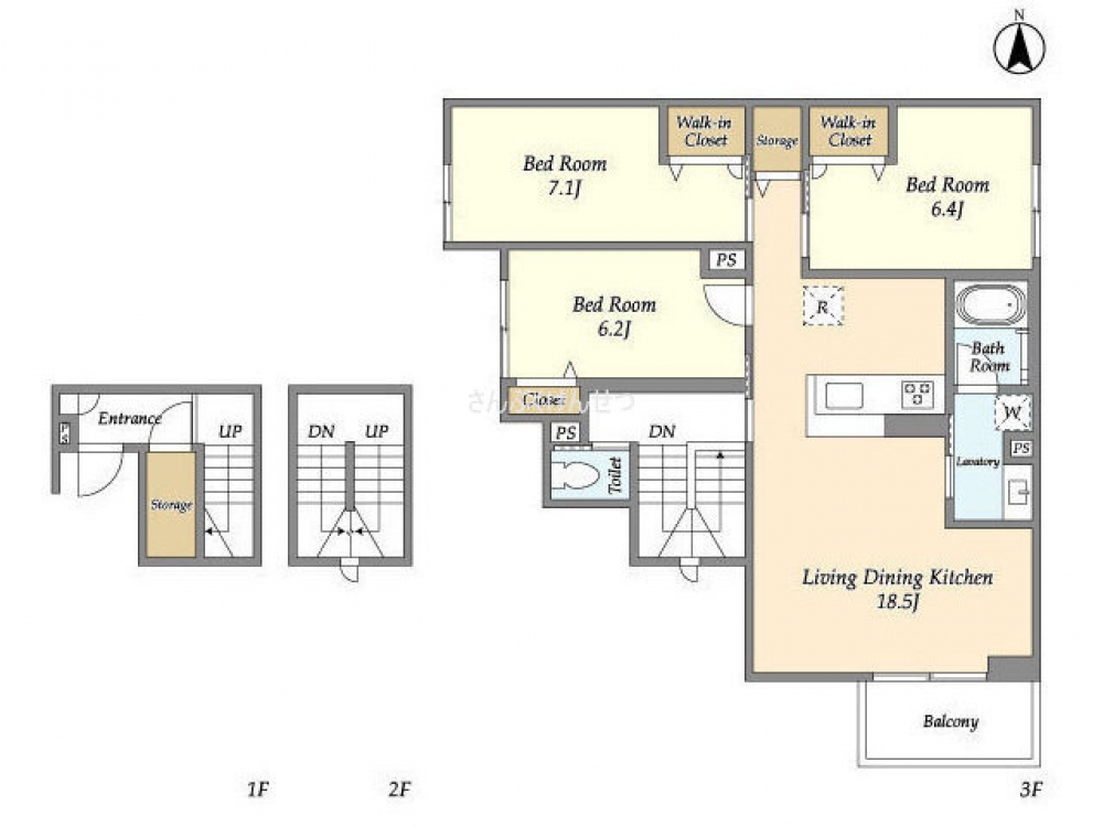 プレジール等々力_間取
