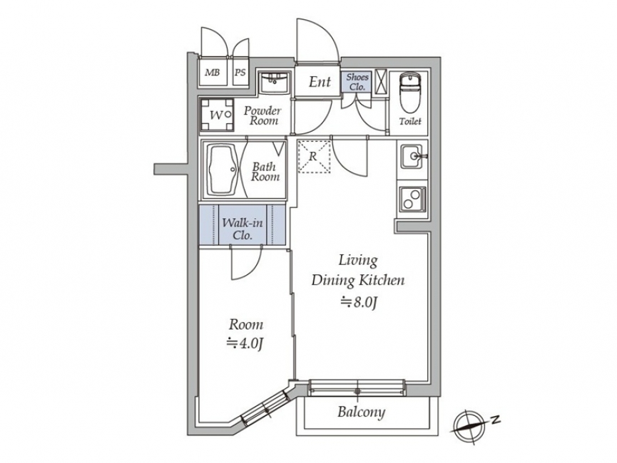 アトリオフラッツ奥沢_間取