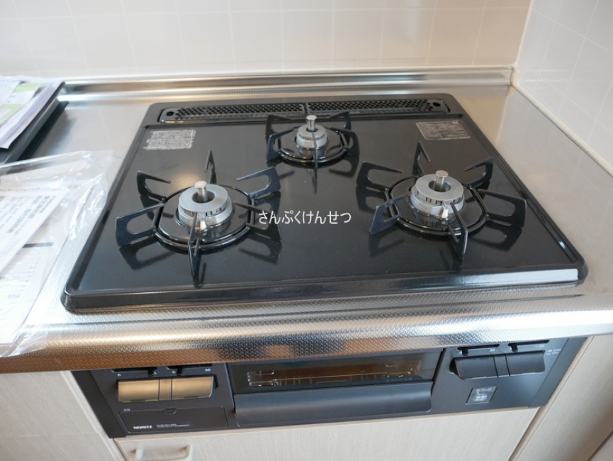 自由が丘2-16賃貸住宅_ガス3口グリル付