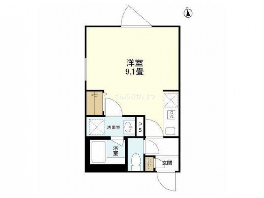 ウェルスクエアイズム奥沢_間取
