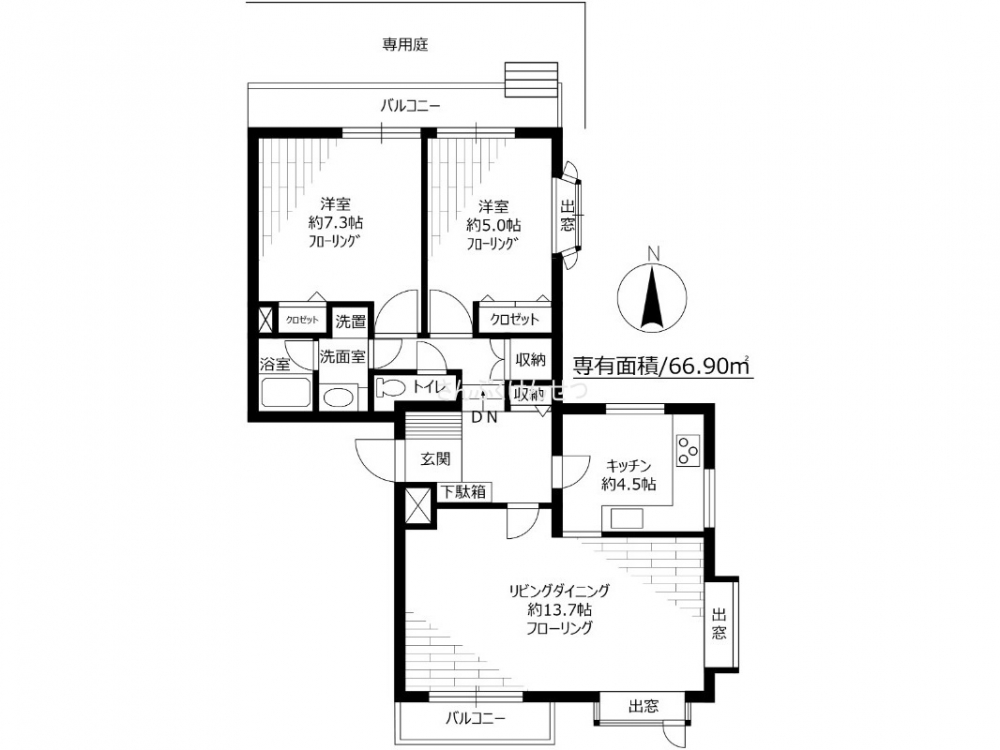 エスパシオ自由が丘_間取