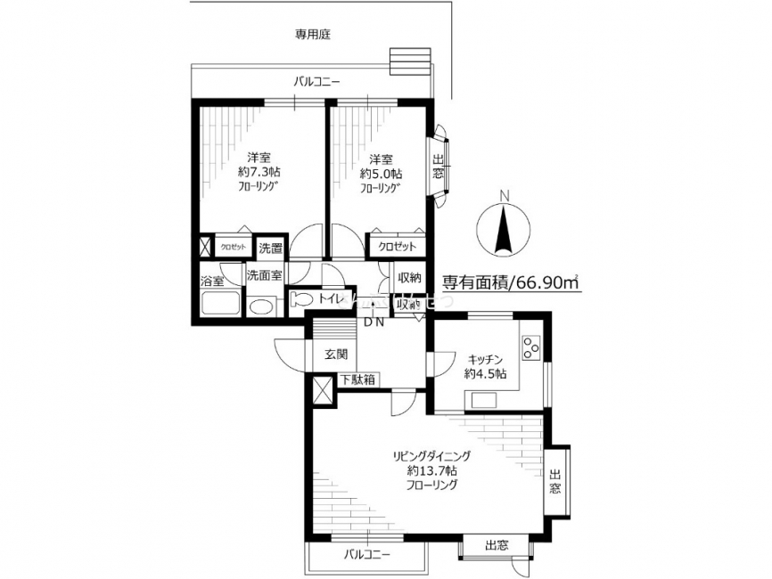 エスパシオ自由が丘_間取