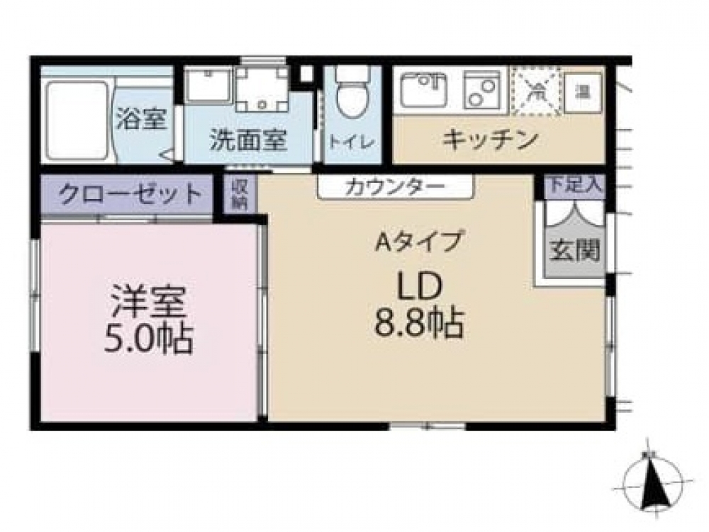NEIVA奥沢_間取