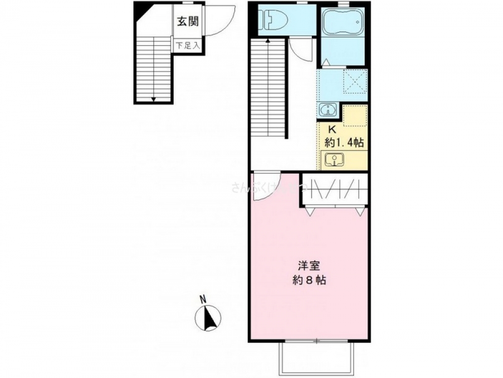 The North 等々力_間取