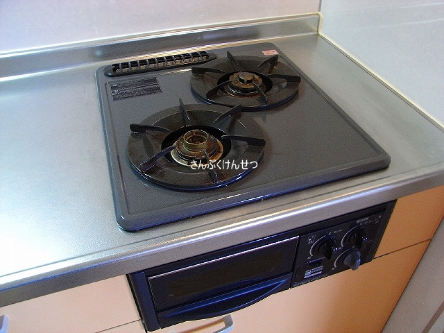 ガス2口コンロ